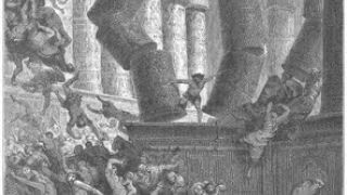 "Πλακωθείτω το πούλι μου μετά των αλλοπούλιων". Άλλως, "ο θάνατος του Σαμψών" υπό Gustave Doré. (από Khan, 15/09/09)