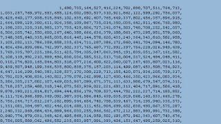Απόσπασμα του μεγαλύτερου πρώτου αριθμού που έχει υπολογισθεί ως τώρα. Δατς γουατ άι κωλ σγουρό ποσό. (από patsis, 16/10/09)