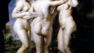 Οι Τρεις γαλακτομπούτικες Χάριτες, το αισθητικό ιδεώδες του αλμπινιστή και τοφαλολάγνου Rubens.  (από Khan, 31/05/10)