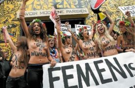 Μερικές από τις φεμουνάρες του φεμουνιστικού ακτιβιστικού κινήματος Femen που μας έχει προσφέρει μεγάλες συγκινήσεις. (από Khan, 10/01/13)